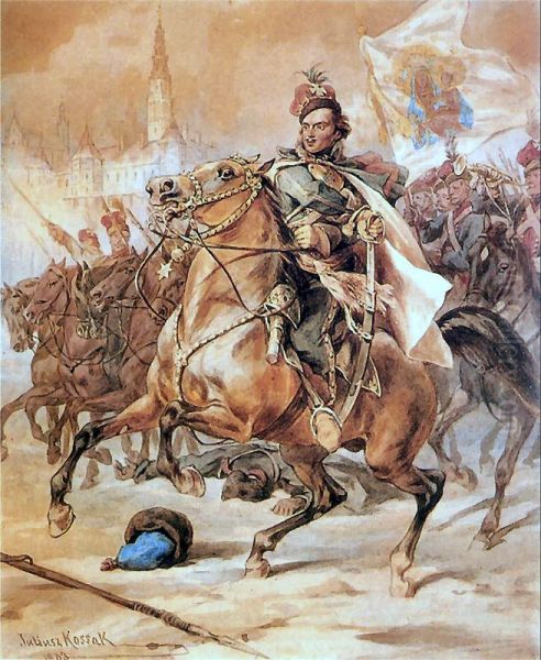 Kazimierz Pulaski pod Czestochowa (obraz Juliusza Kossaka) - view 1