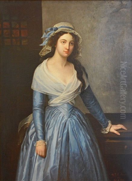 Charlotte Corday dans sa prison - view 1