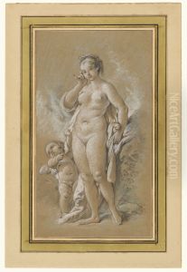 Venus and Cupid by Francois Boucher