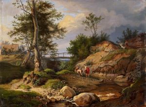 Gewitterstimmung by Ludwig Richter