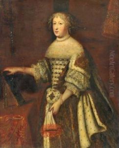 Maria Theresa of Spain(1638-1683), Queen of France, wife of Louis XIV by Charles Beaubrun