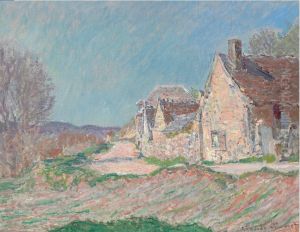 Maisons au bord de la route by Claude Oscar Monet