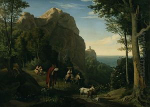 Tal bei Amalfi mit Aussicht auf die Bucht von Salerno