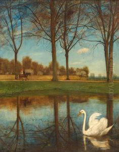 The Swan by Hans Thoma