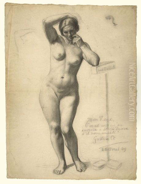 Standing Female Nude - view 1