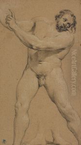 Study of a Male Nude (verso) Study of a Male Nude (verso)