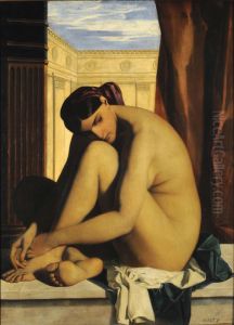 In the bath by Dominique Papety