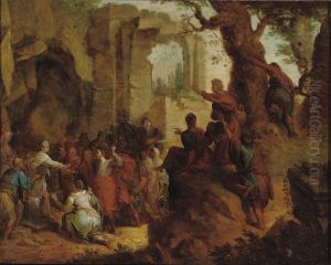 The Raising Of Lazarus by Henri Cantelbeeck