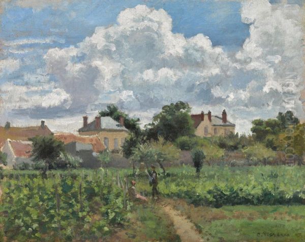 L'allee des vignes a Pontoise - view 1