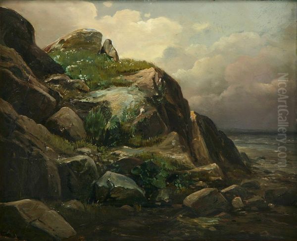 Costal scene with rocks. (2) - view 1