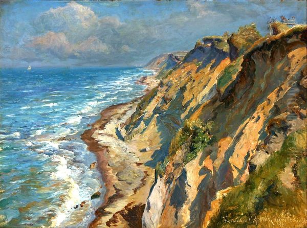 The cliffs at Tisvilde. - view 1