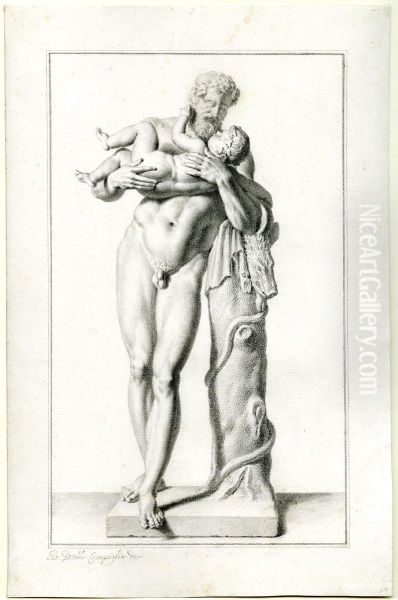 Silenus with the infant Bacchus - view 1