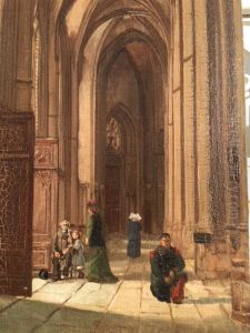 En visite a la cathedrale by Gabriel Martin