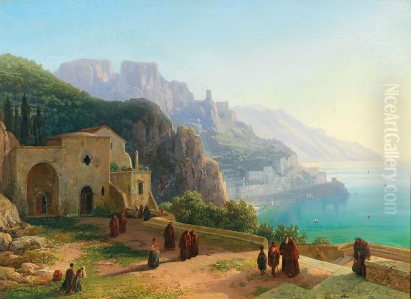 A view of the Amalfi coast near Ravello - view 1