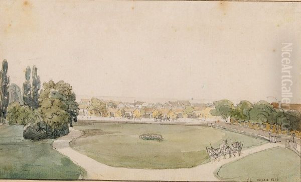 The Upper Garden of Godollo Castle - view 1