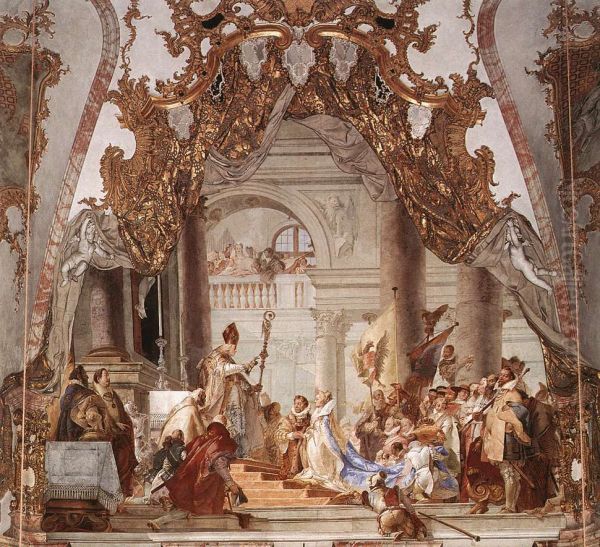 The Marriage of the Emperor Frederick I. Barbarossa to Beatrice of Burgundy - view 1