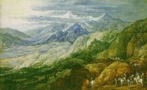 Hochgebirgslandschaft by Joos de Momper the Younger
