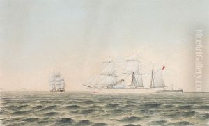 The Ingolf off Skagen lighthouse.