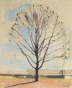 Der kahle Baum by Ferdinand Hodler