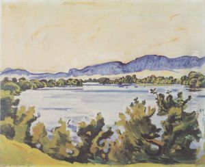 Die Aare bei Solothurn by Ferdinand Hodler