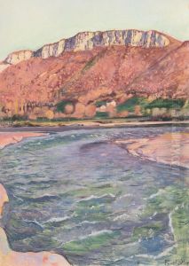 Der Saleve im Herbst by Ferdinand Hodler