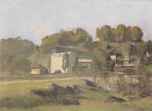 Die Muhle von Sousterre bei Genf by Ferdinand Hodler