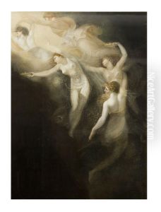 The Dream of Queen Katherine (Shakespeare, Henry VIII, Act IV, Scene 2) by Henry Fuseli