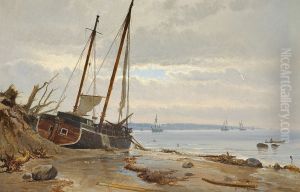 From the storm surge, Falster 1872.