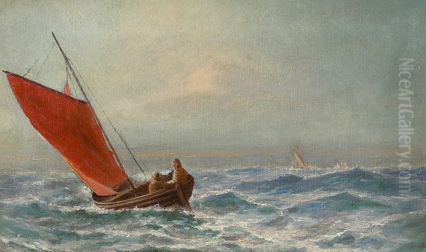 A fishing boat at sea. - view 1