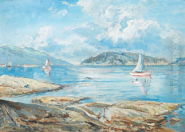 A view of the Oslofjord. - view 1
