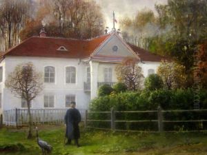 Belarusian Landscape. Drecheluki Country Estate. by Julius Sergius von Klever