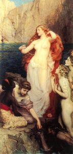 Les perles d'Aphrodite by Herbert James Draper