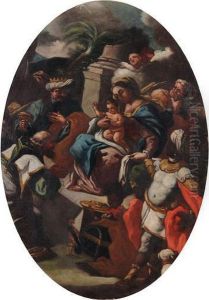 Salome Con La Testa Del Battista by Ginevra Cantofoli