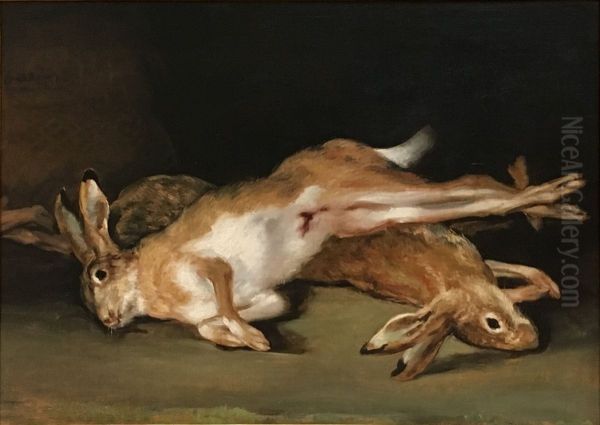 Dead hares - view 1