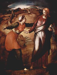 Noli me tangere. by Pontormo