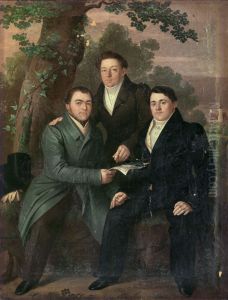 Drei Freunde by Franz Xaver Bobleter