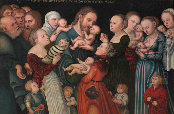 Christus segnet die Kinder - view 1