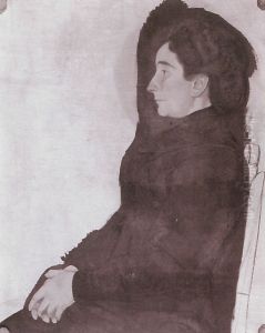 Portrait of Governess of Urszula Bogdanska, nee Komorowska Portrait of Governess of Urszula Bogdanska, nee Komorowska