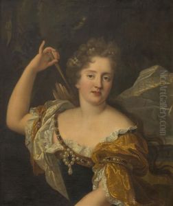 Isabelle de Montmorency, duchesse de Mecklembourg by Pierre Mignard I