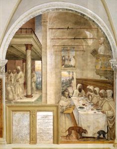 Benedict Feeds the Monk by Il Sodoma