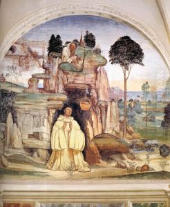 Sodoma - Life of St Benedict, Scene 5 - The Devil Destroys the Little Bell
