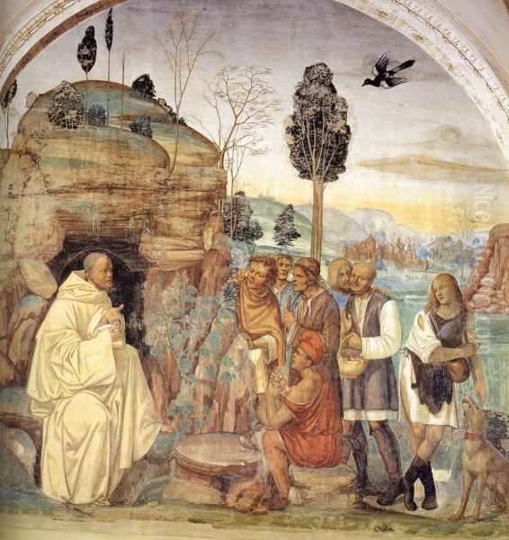Benedict Instructs the Peasants - view 1