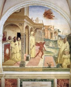 Benedict Frees a Monk