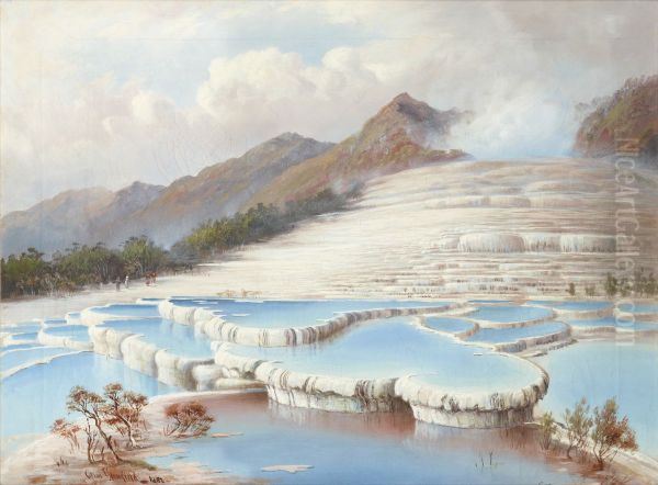 White Terraces, New Zealand - view 1