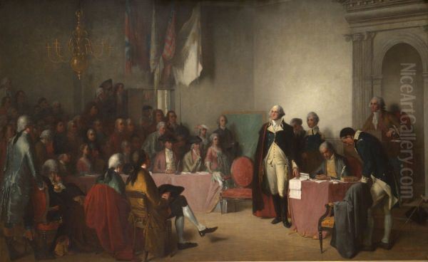 Washington Resigning His Commission - view 1