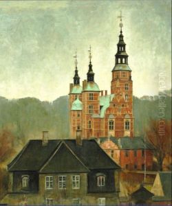Rosenborg Castle in Copenhagen, Denmark by Svend Hammershoi