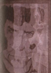 Portret meski by Stanislaw Ignacy Witkiewicz (Witkacy)