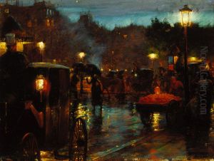 Paris at Night by Charles Curran