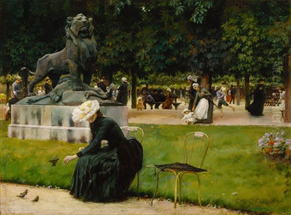 In the Luxembourg (Garden) - view 1