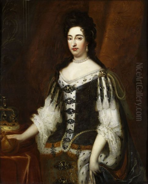 Portrait ofQueen Mary II of England - view 1